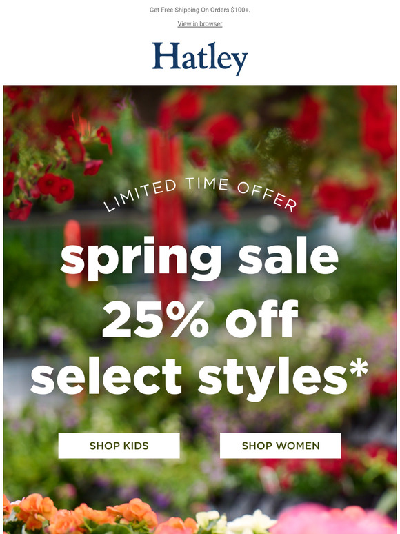 Spring Sale! Save 25%! 🌸💖