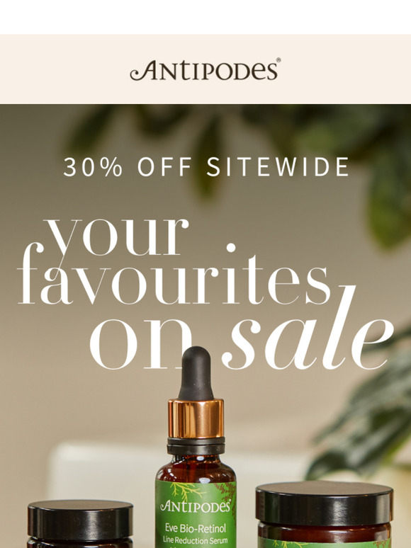 Easter treat: 30% off skincare!