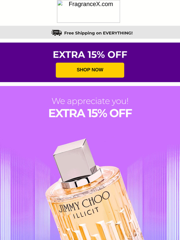 ☺ Because we appreciate you, use this promo code!
