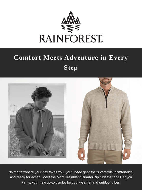 All-Day Comfort: Mont Tremblant Sweater + Canyon Pants