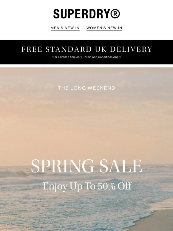 Up To 50% Off Your Mid-Season Refresh