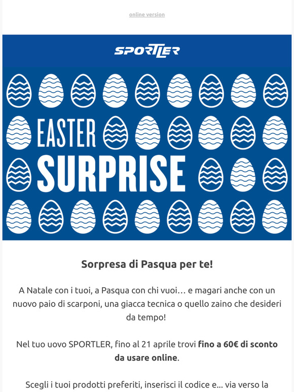 🐣 La tua sorpresa di Pasqua è qui