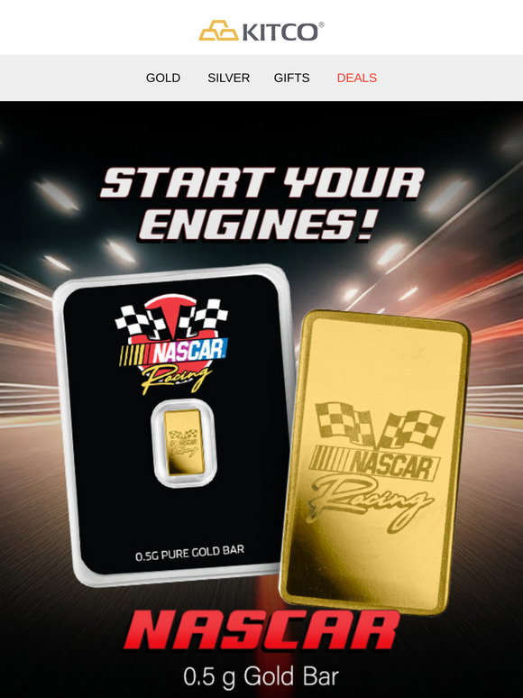 Kitco Metals: Rev Up Your Collection: The 2025 0.5g Gold NASCAR Racing ...