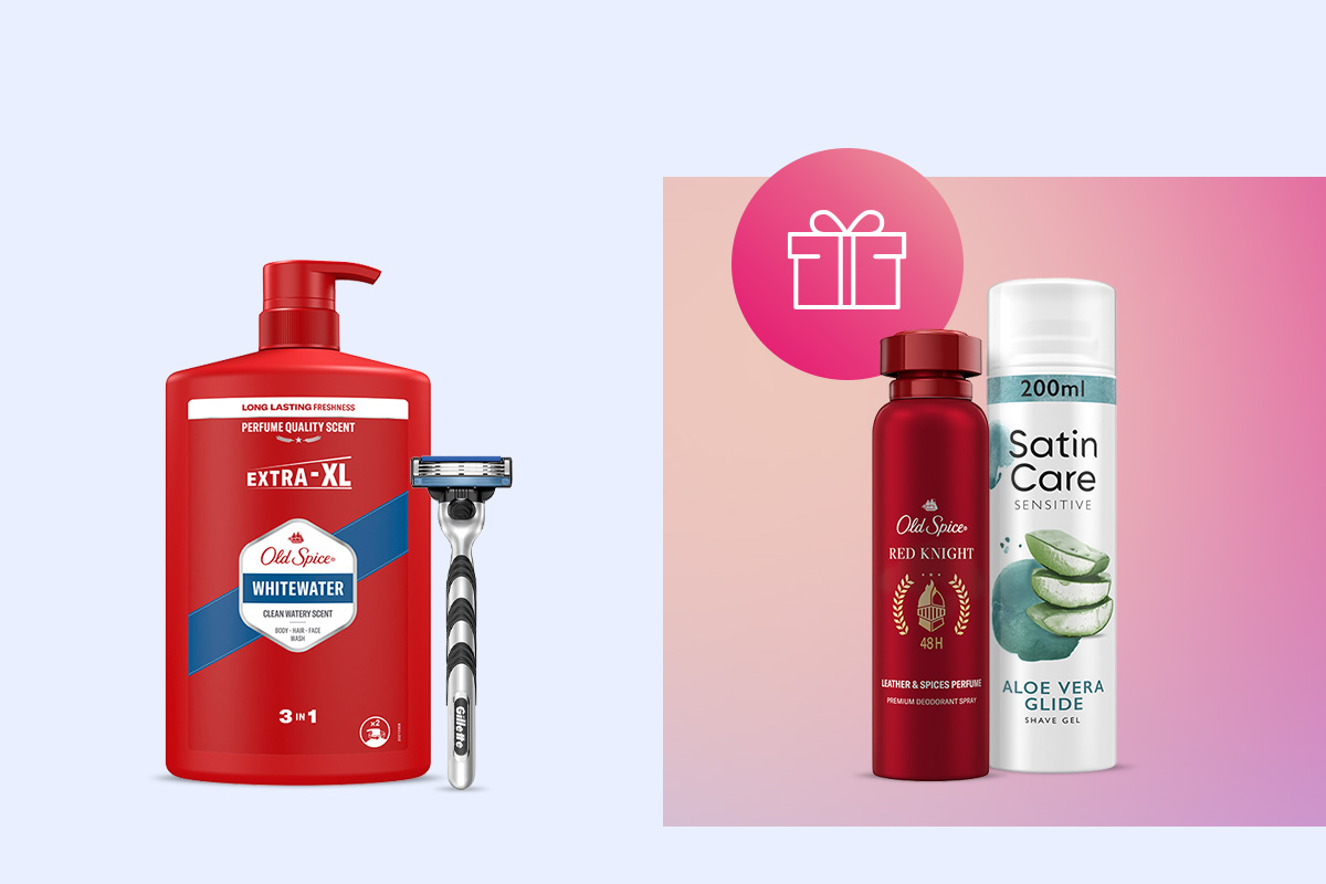Leuke cadeaus bij aankoop van Old Spice en Gillette