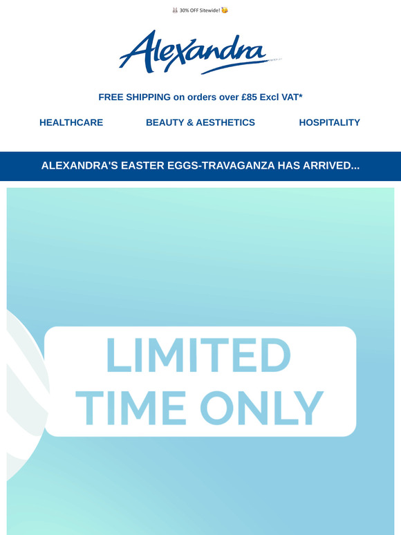 Hop to It! 🐰 30% Off SITEWIDE When You Spend £125! ✨