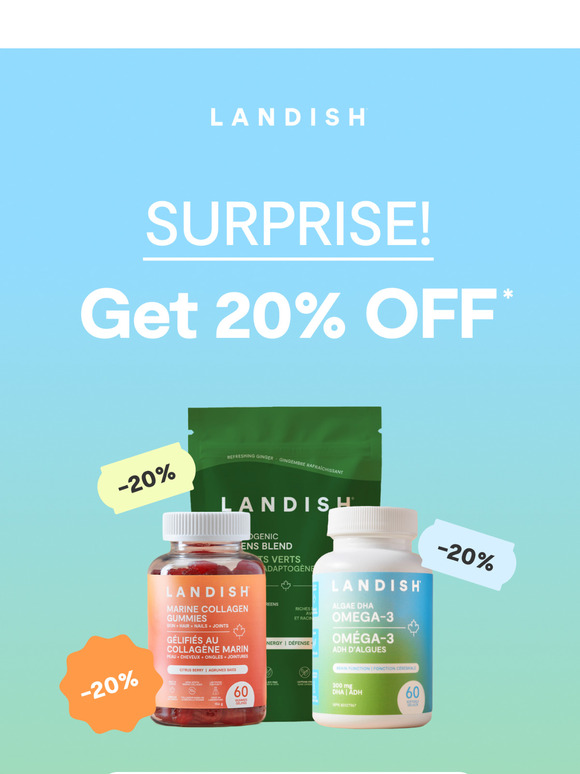 💥[ SURPRISE SALE ] 20% off site-wide! 💥
