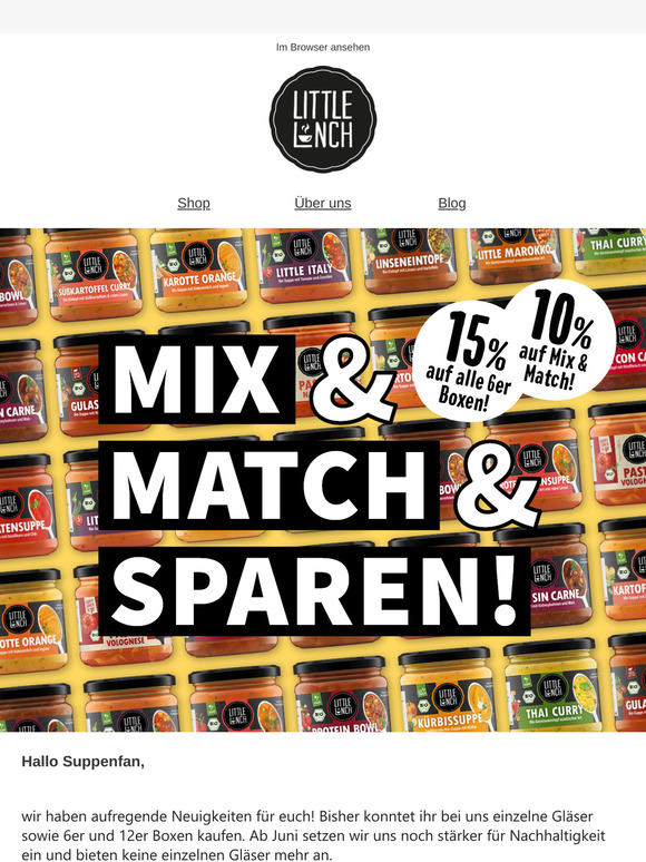 10% Rabatt - Auf Mix & Match