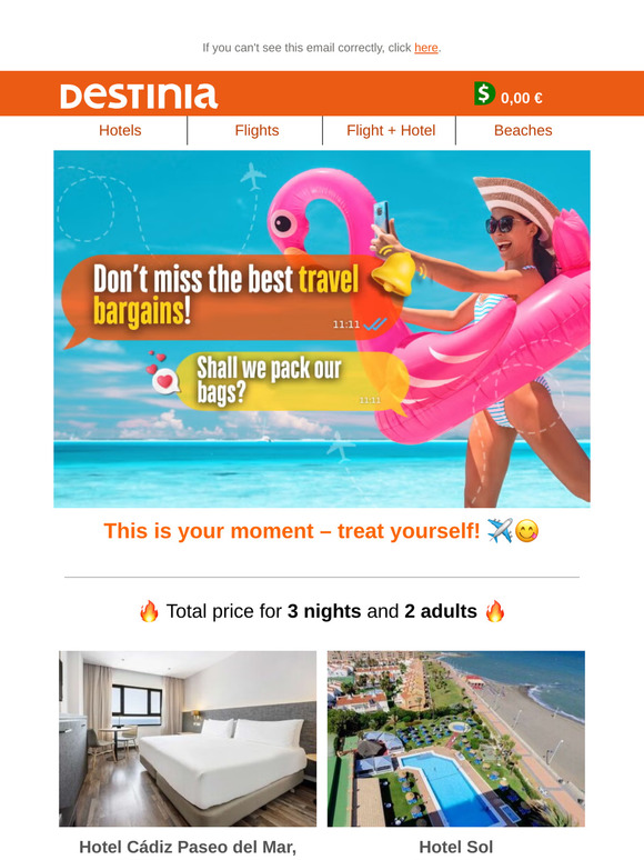 Sun, beach & bargains – time for your dream holiday!