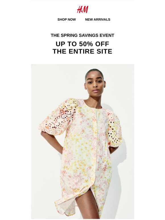 Up to 50% off sitewide starts now