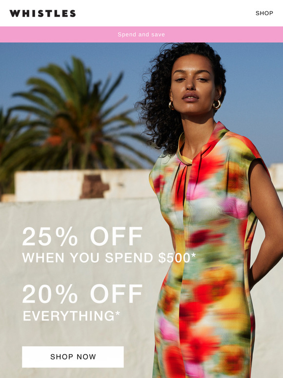 Now on: Up to 25% off*
