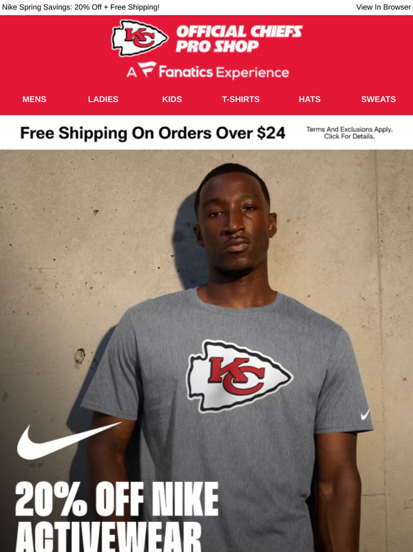 Get Moving In Nike Activewear Now 20% Off
