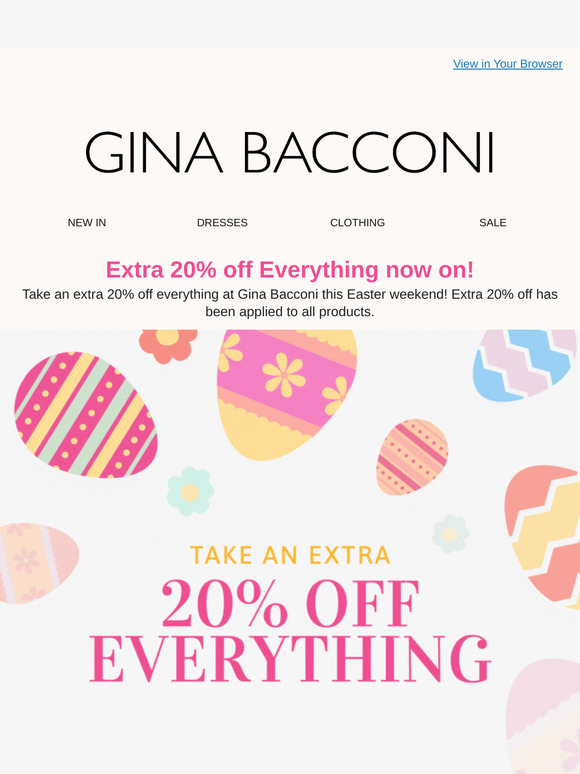 20% off EVERYTHING starts now!