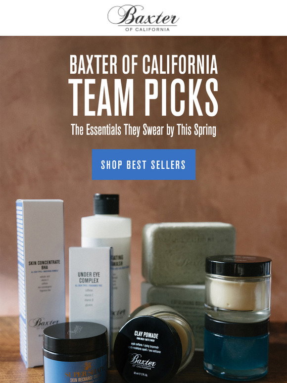 Baxter of California Email Newsletters: Shop Sales, Discounts, and ...