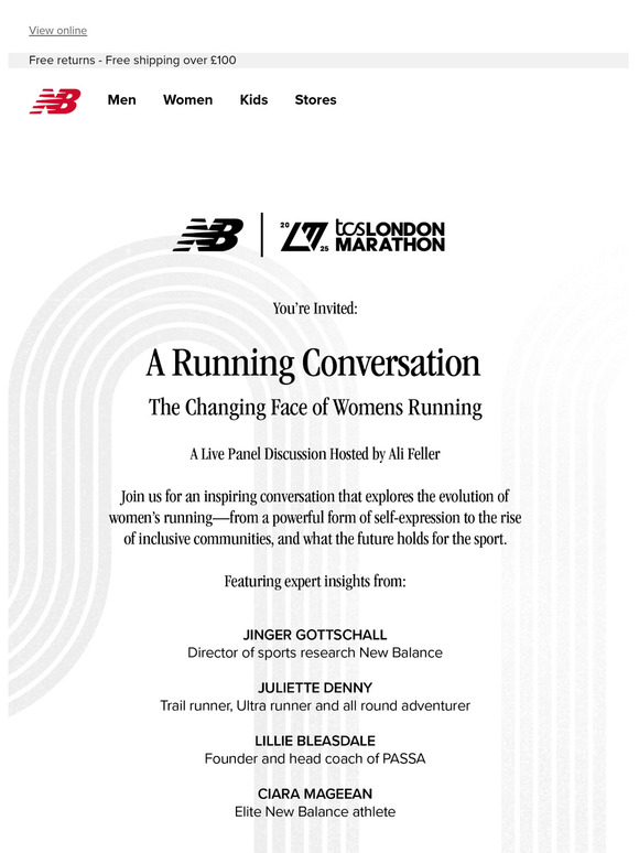 You're invited: A Running Conversation