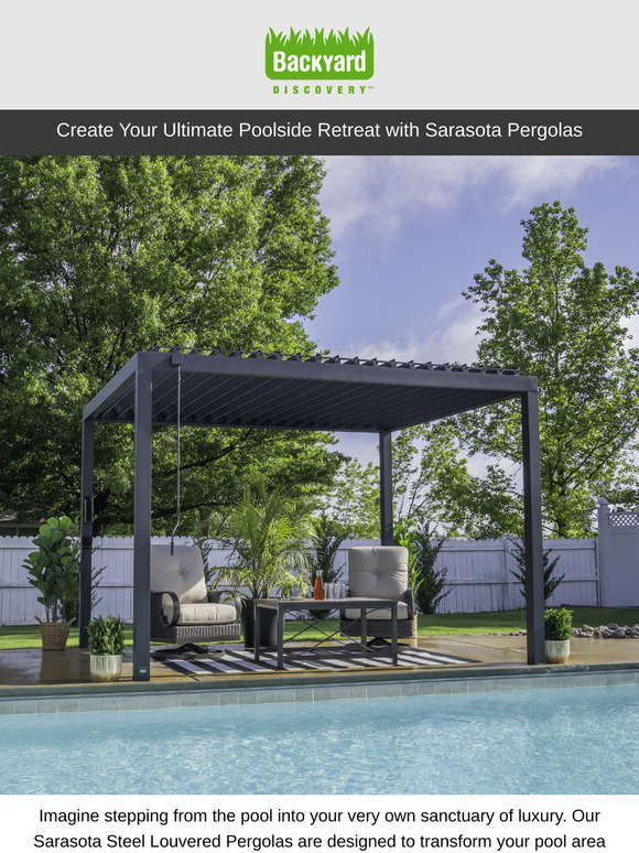 Poolside Luxury Awaits – Transform Your Oasis with Sarasota Pergolas!
