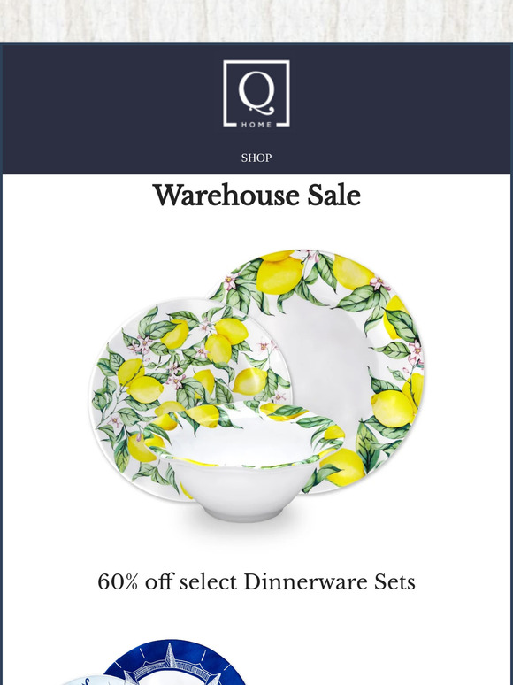 60% OFF: Dinnerware Sets 🍋⚓