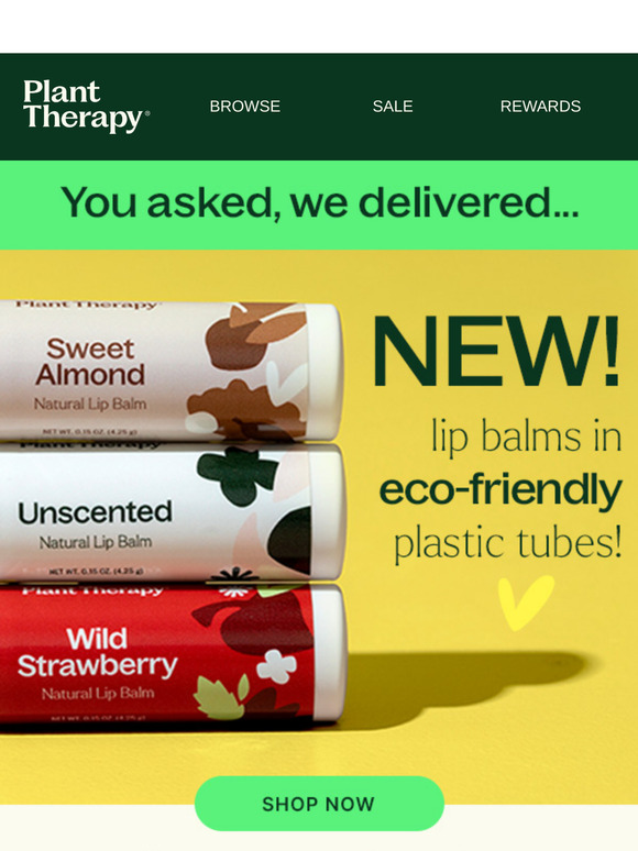 New Tubes, New Flavors—Same Great Lip Balm 💋