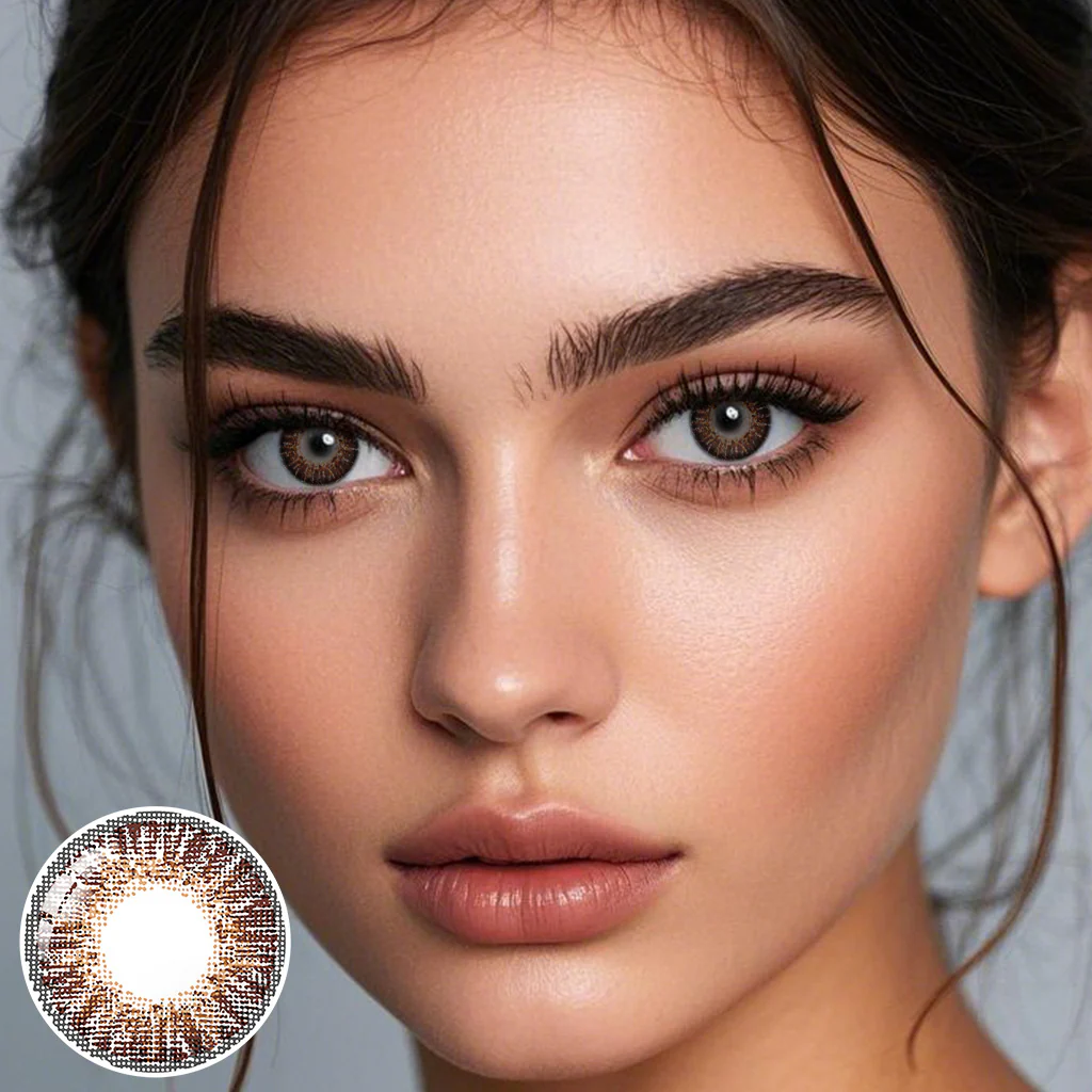 3 TONE Brown - FreshGo Colored Contact Lenses