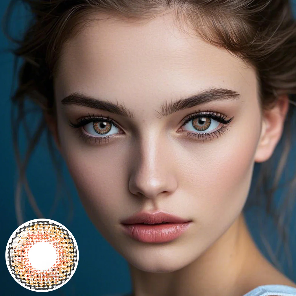 3 TONE Honey - FreshGo Colored Contact Lenses