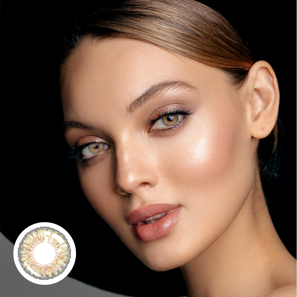 3 TONE Pure Hazel - FreshGo Colored Contact Lenses