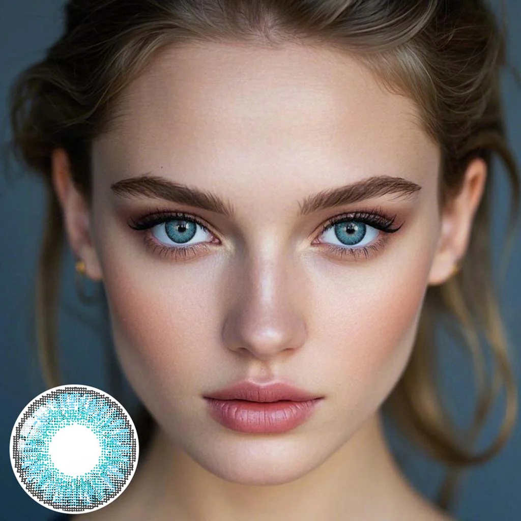3 TONE Brilliant Blue - FreshGo Colored Contact Lenses