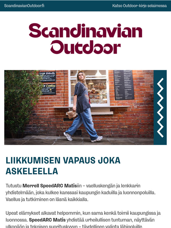 Uusi Merrell SpeedARC Matis – Liiku vapaasti, missä tahansa