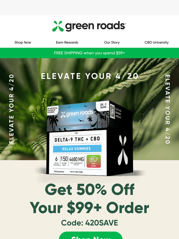 50% Off $99+ Orders Begins!