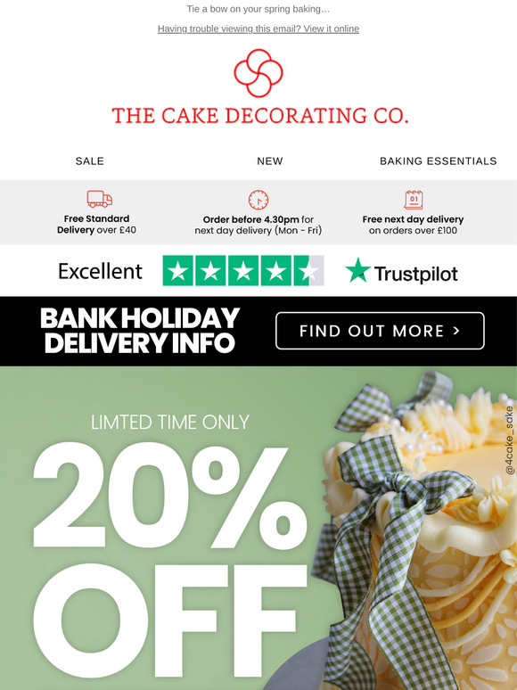 20% off when you buy any 3 Colour Ribbons