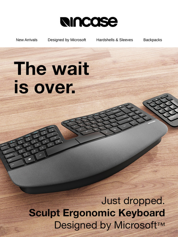 Just Dropped: Incase Sculpt Ergonomic Keyboard