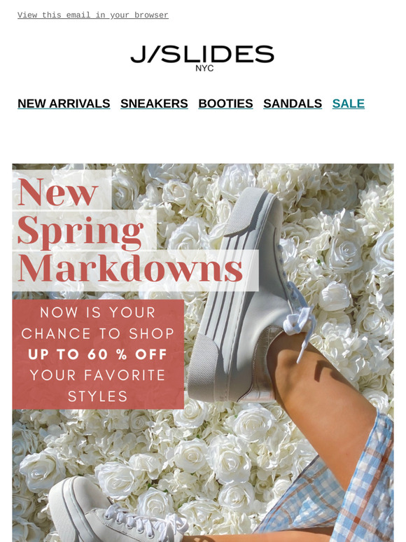 New SPRING Markdowns - Up to 60% OFF