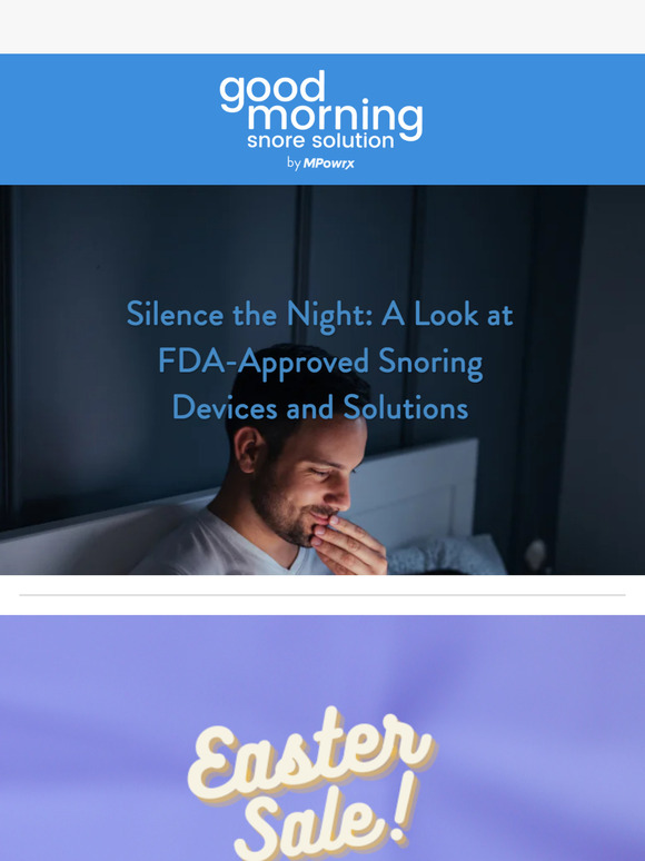 Rest Easy: FDA Cleared Solution