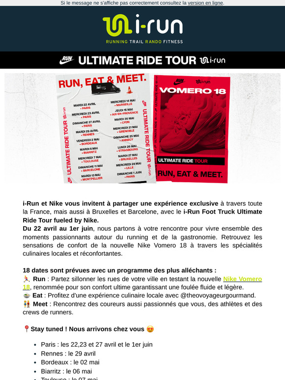 Ultimate Ride Tour | i-Run x Nike