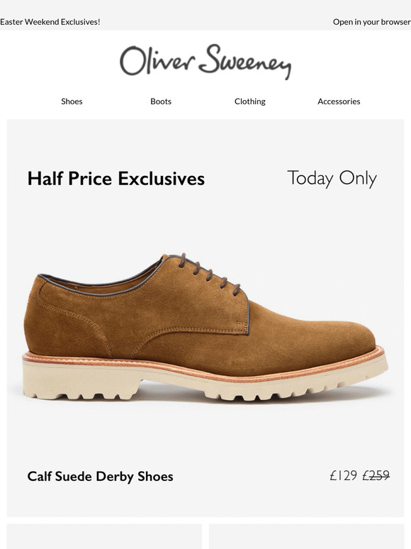 Half Price Exclusives | Today Only