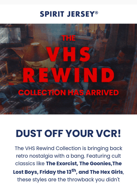 Press Play on Nostalgia: The VHS Collection Has Dropped!  🎥✨