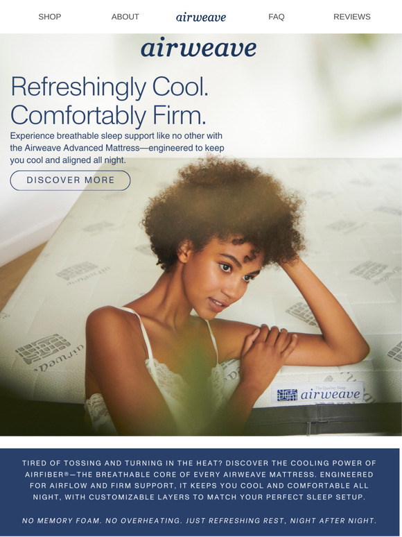 Your Coolest Sleep Yet Starts Here