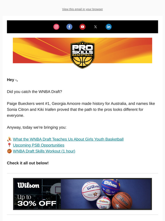 ⭐️ WNBA Draft: What We Can Learn and Apply