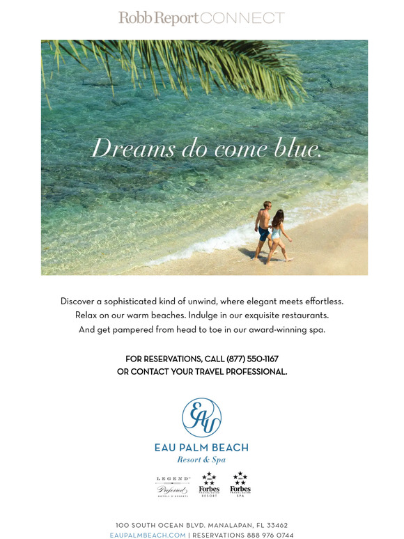 Dreams Do Come Blue. Discover a Sophisticated Kind of Unwind, Where Elegant Meets Effortless