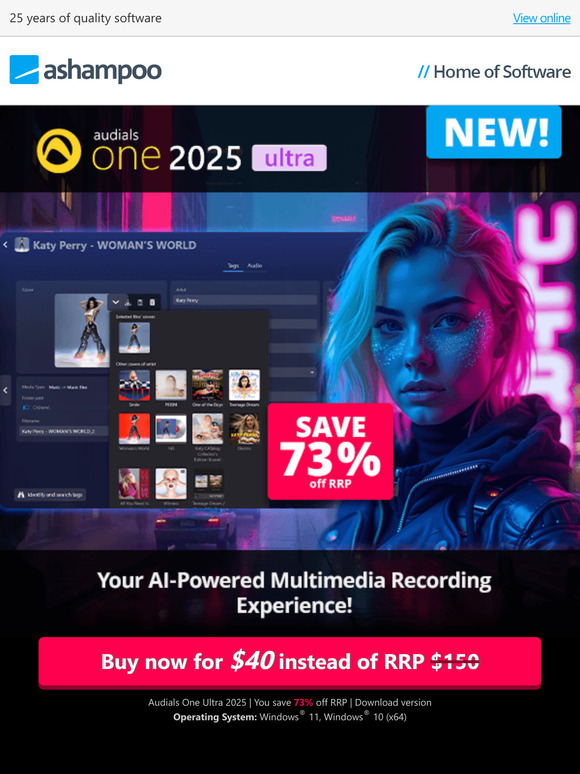 Audials One Ultra 2025 – Your multimedia collection, taken to the next level