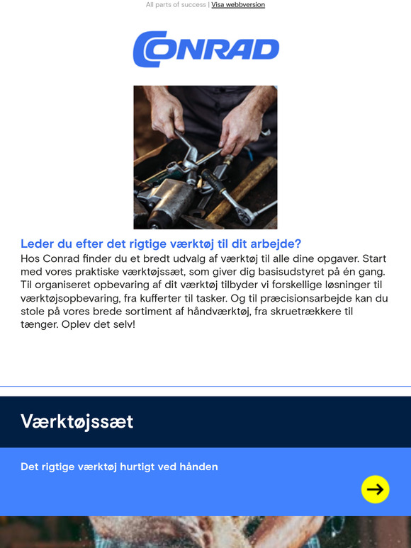 🛠️ Conrad - Det rigtige værktøj til enhver opgave.