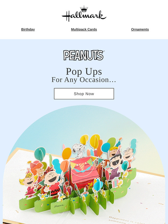 Happiness Is a PEANUTS™ Pop Up