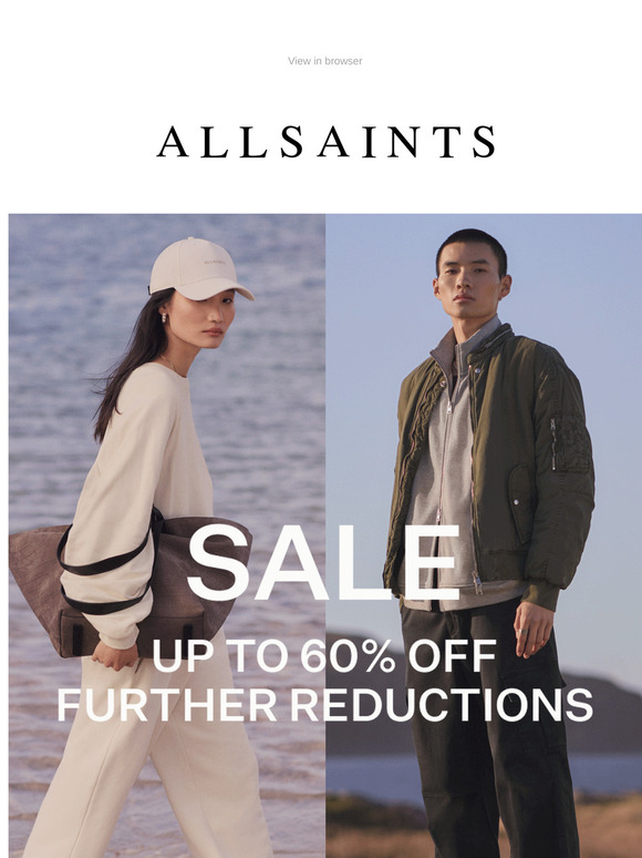 Up to 60% off? Yes please.