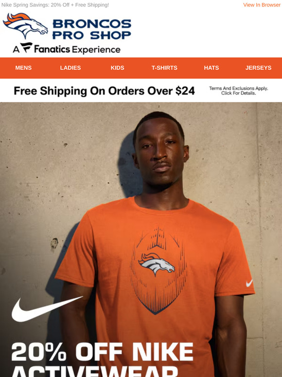 Get Moving In Nike Activewear Now 20% Off