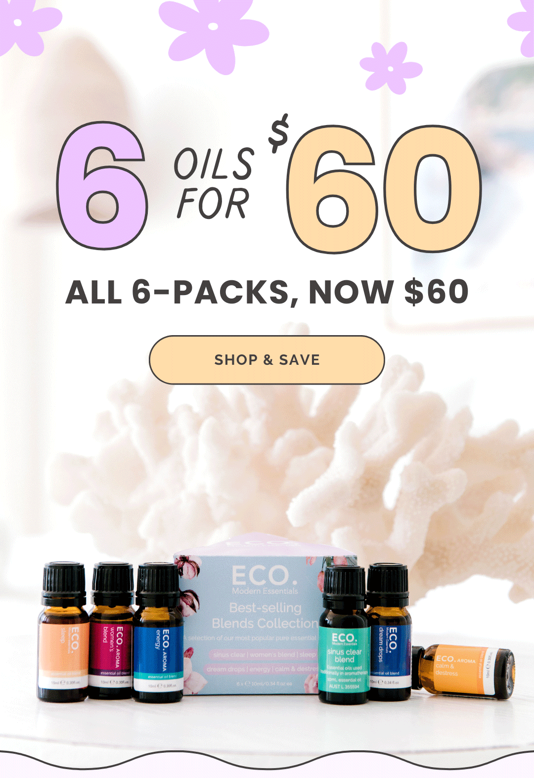 6 Oils for $60