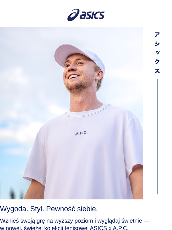 Gra ze stylem: kolekcja tenisowa ASICS x A.P.C..