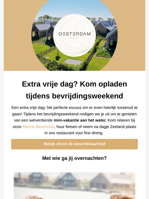 Bevrijdingsweekend = mini-vakantie! Boek snel jouw plek 🌿