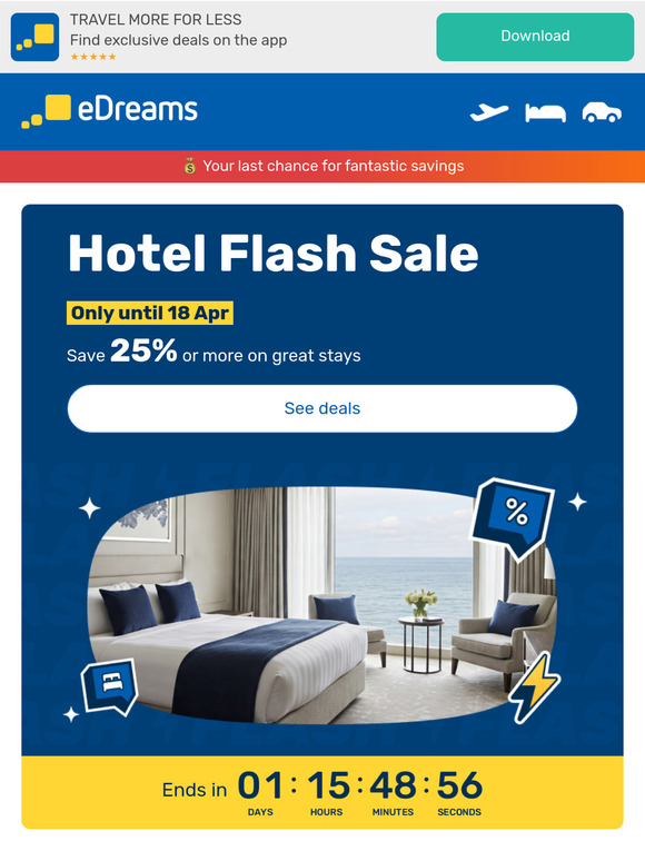You can still save 25% or more on your stay!