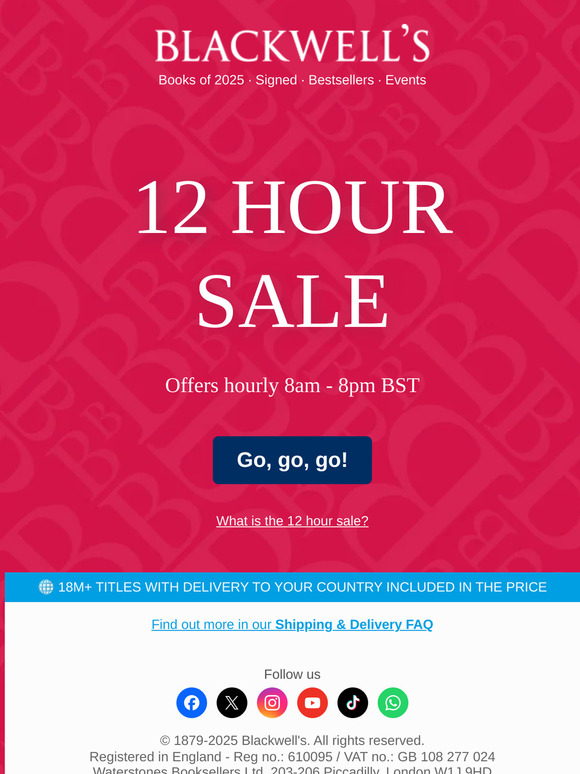 12 hours of offers starts...now!
