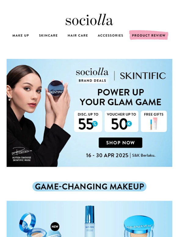 💙Skintific: Up to 55% OFF + FREE Cleansing Balm💙