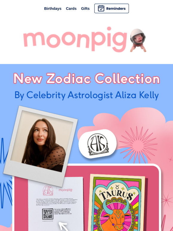 ♉ A new zodiac card from Aliza Kelly just landed...