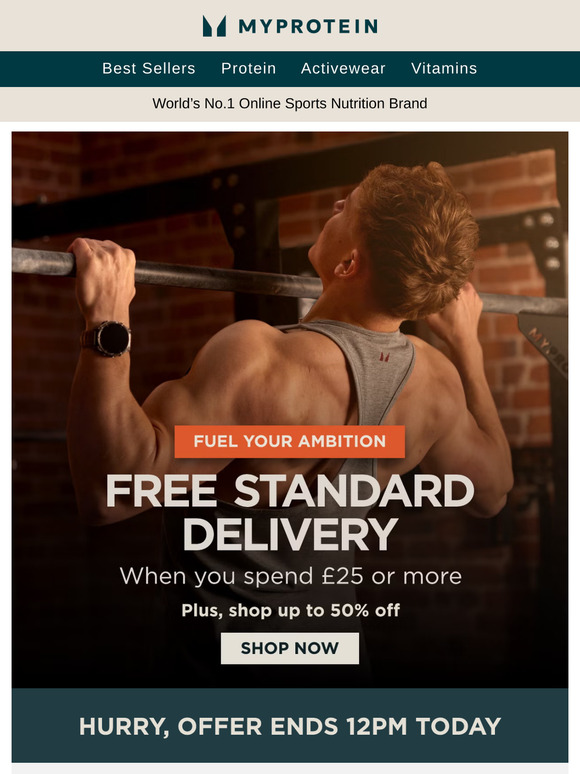 FREE Delivery until 12pm ⏳